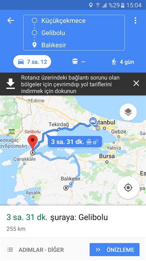 istanbul balıkesir kaç km arabayla